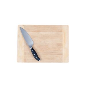 Tabla de corte y cuchillo